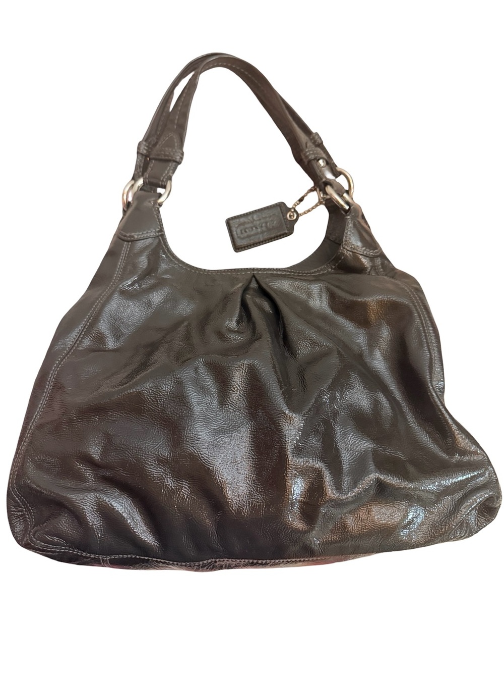 Coach Glossy Maggie Shoulder Bag